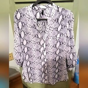 Kut From The Kloth Women's Snake Print Blouse